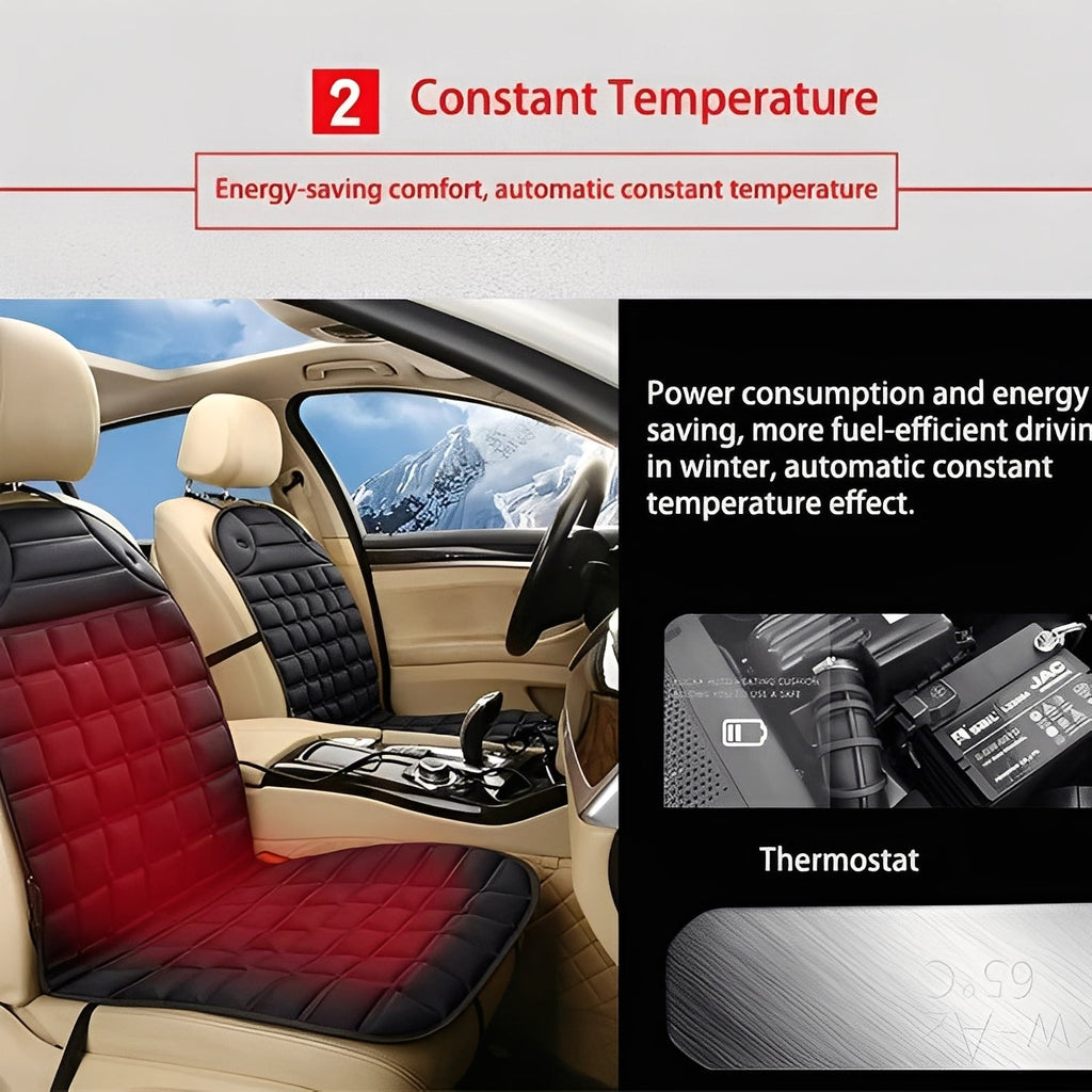Heated Car Seat Cushion with Temperature Control