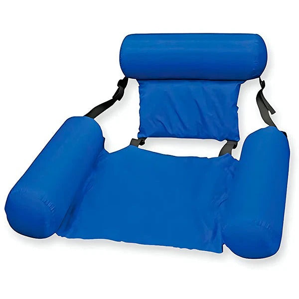 Floating Water Chair with Backrest for Pool and Beach Use