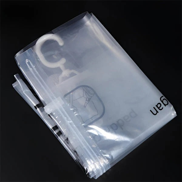 Hanging Vacuum Storage Bags for Closet Organization, Set of 4