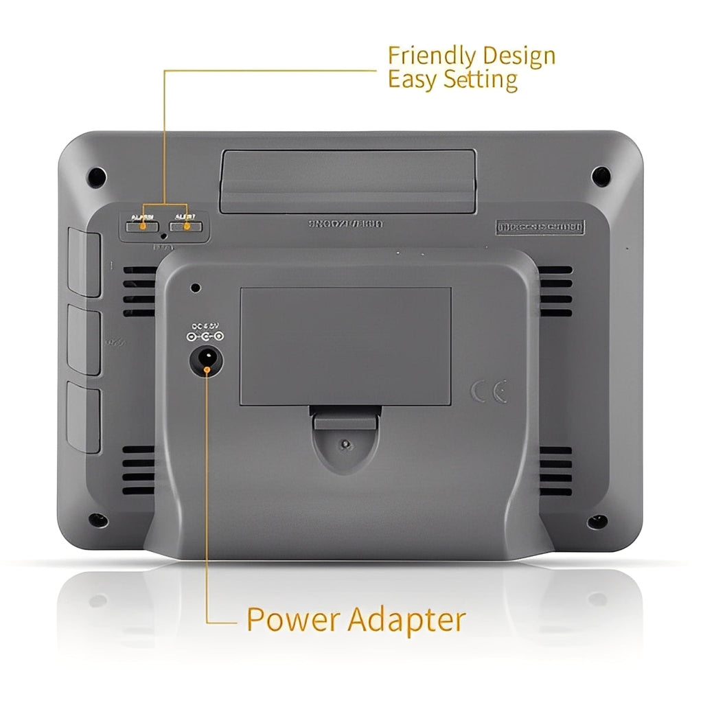 Wireless Temperature and Humidity Monitor for Indoor and Outdoor Use