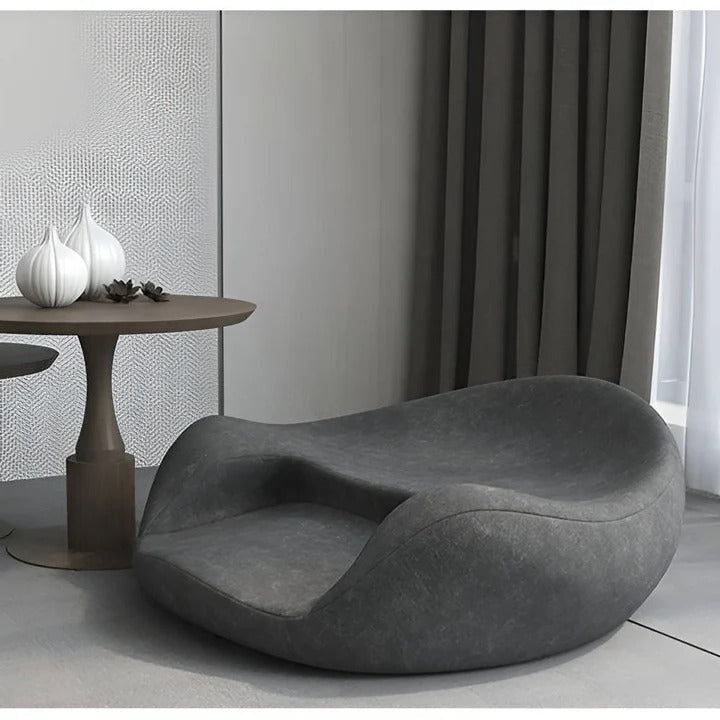 Round Meditation Cushion with Memory Foam Core