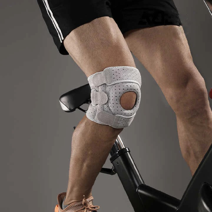 Knee Support Brace with Adjustable Straps for Running and Workout