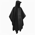 Hooded Rain Poncho for Outdoor Use with Storage Bag