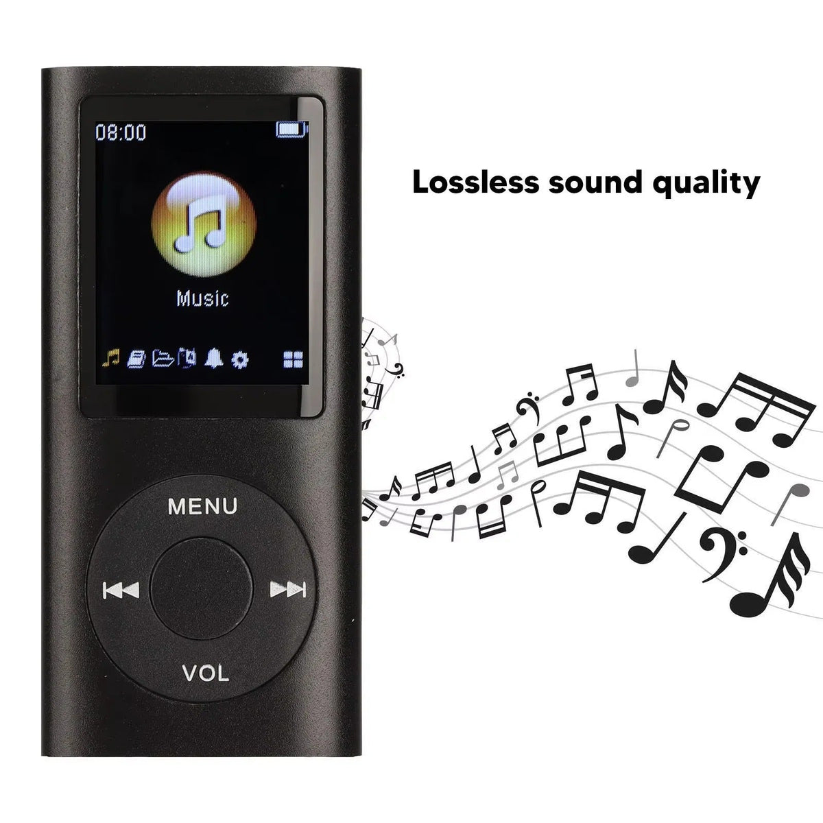 Compact Digital MP3 Player with 1.8 inch LCD Screen and Video Function