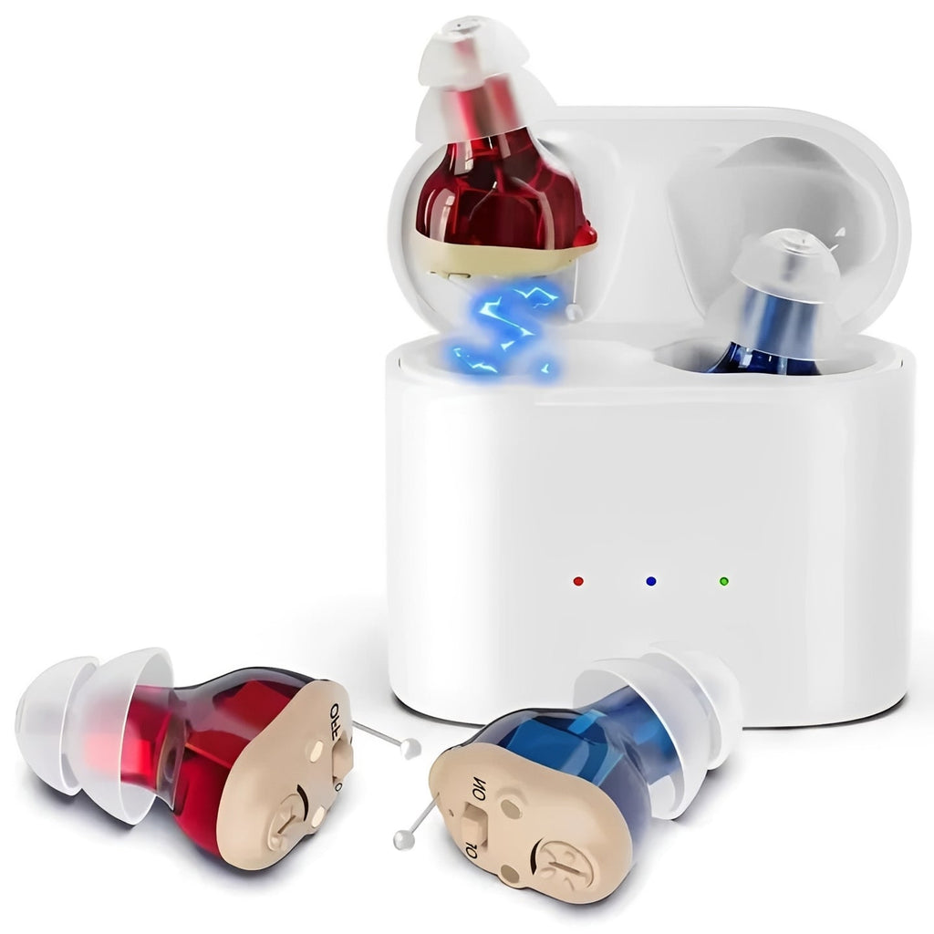 Rechargeable In-Ear Digital Hearing Aids for OTC Hearing Support