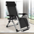 Portable Outdoor Folding Lounge Chair and Reclining Patio Seat and Cup Holder