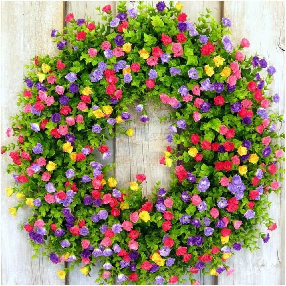 Artificial Floral Wreath for Door and Wall Decoration