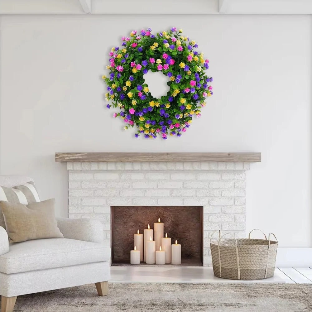 Artificial Floral Wreath for Door and Wall Decoration