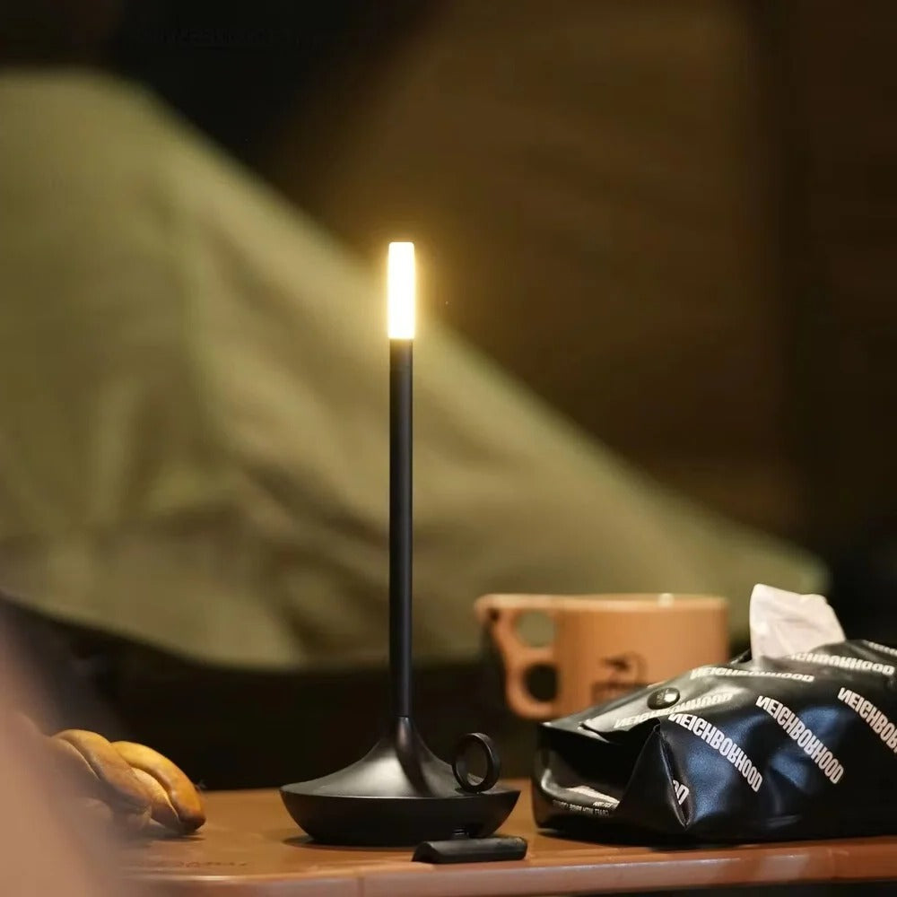 Cordless Rechargeable LED Candle Style Table Lamp