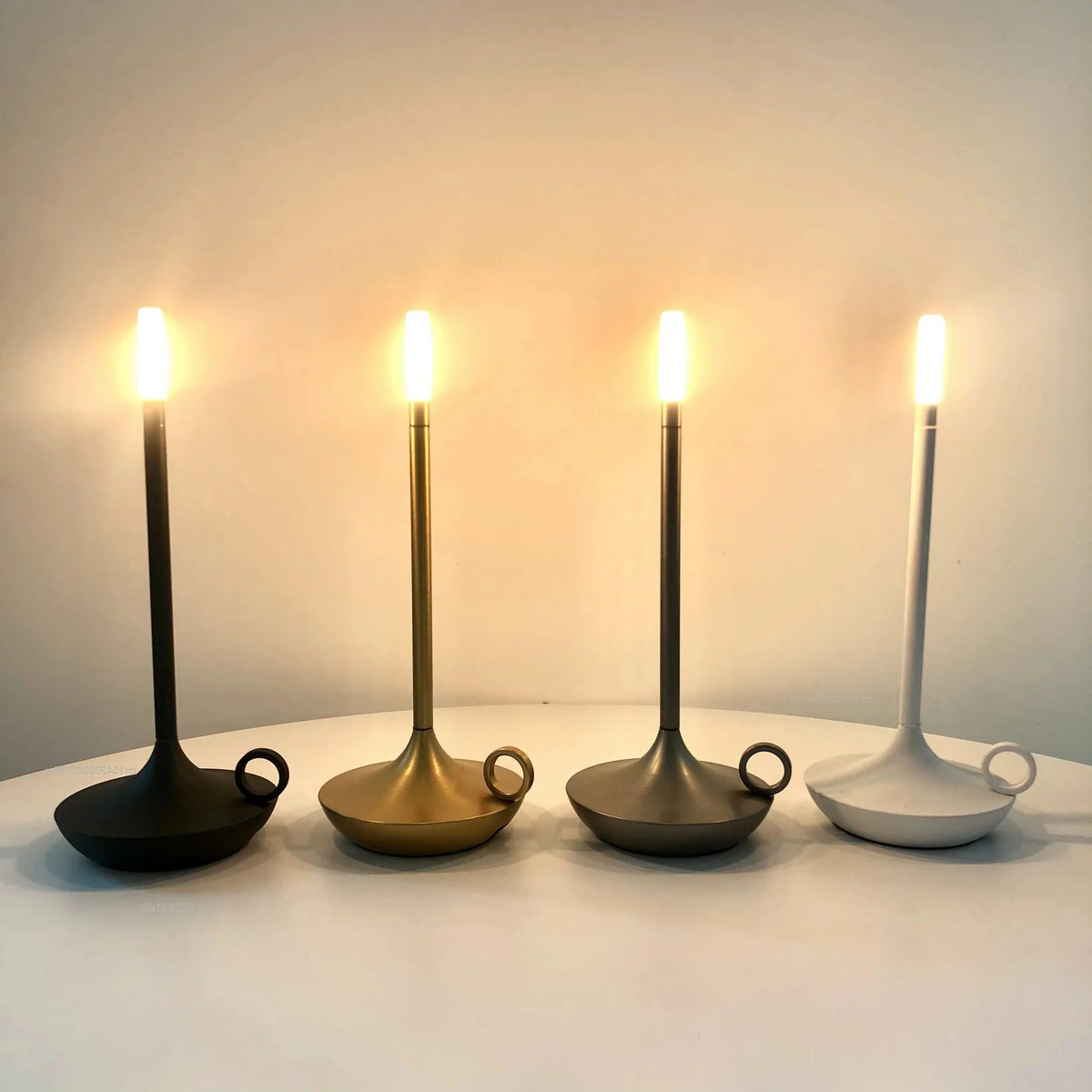 Cordless Rechargeable LED Candle Style Table Lamp