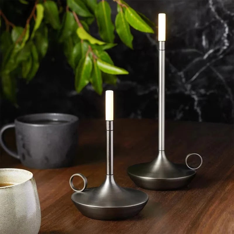 Cordless Rechargeable LED Candle Style Table Lamp