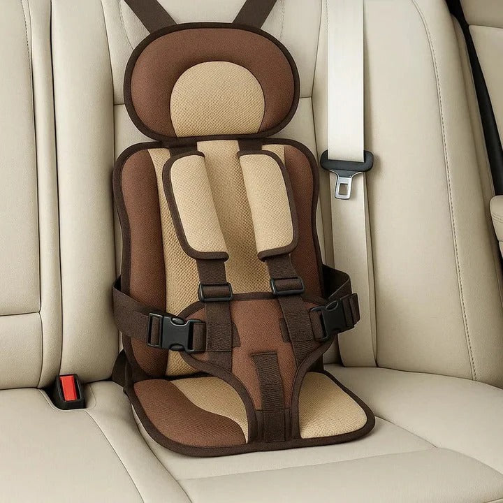 Portable Child Travel Seat and Safety Harness for Secure Vehicle Use