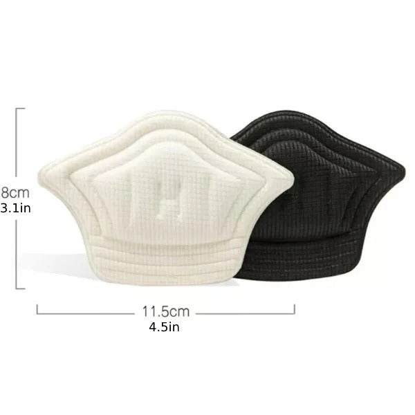 Silicone Gel Heel Grips for Shoes with Transparent Design