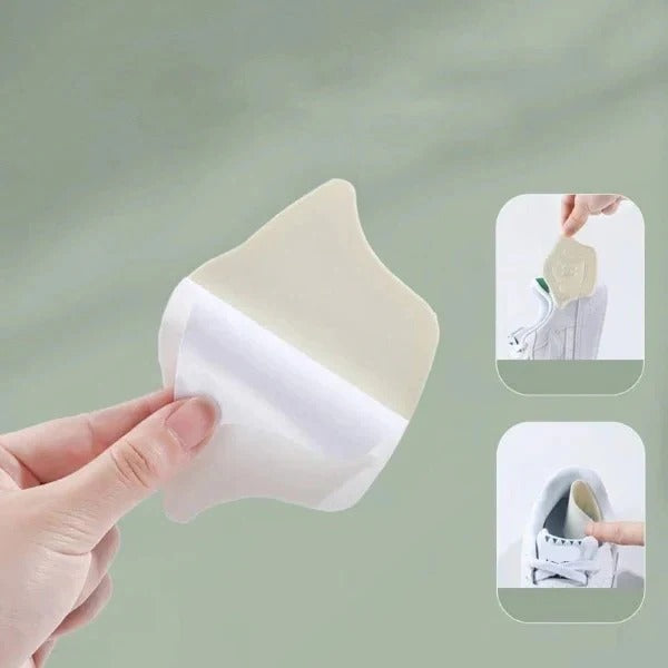 Silicone Gel Heel Grips for Shoes with Transparent Design