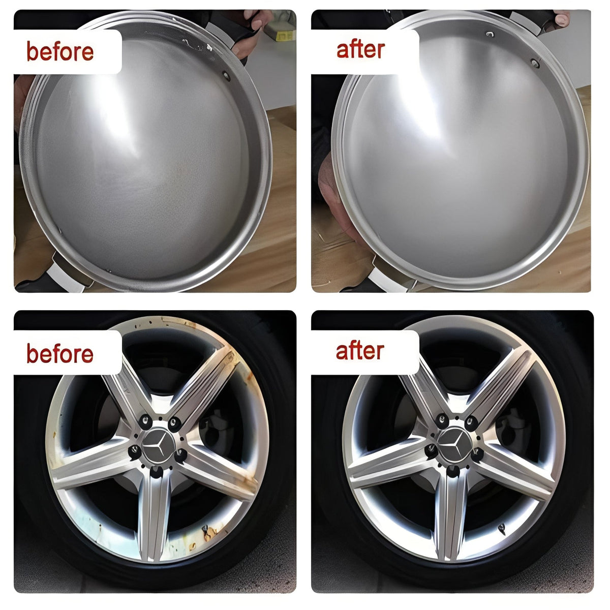 Metal Cleaning Paste for Stainless Steel and Other Metals