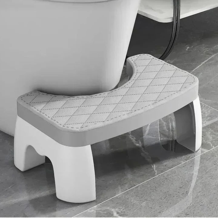 Bathroom Squat Stool with Curved Design