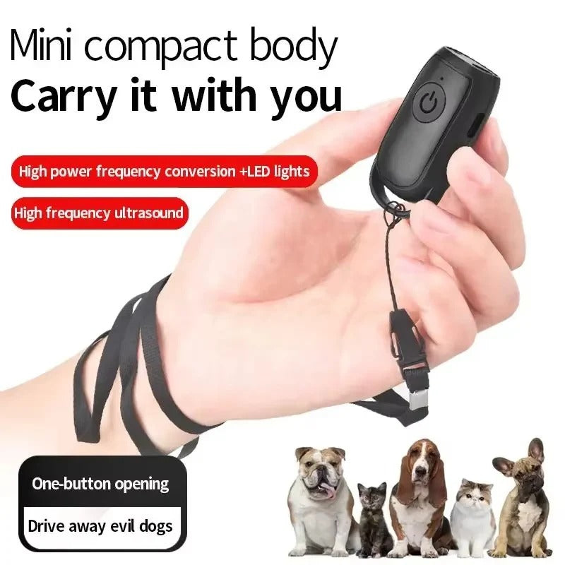 Handheld Ultrasonic Device with LED Light