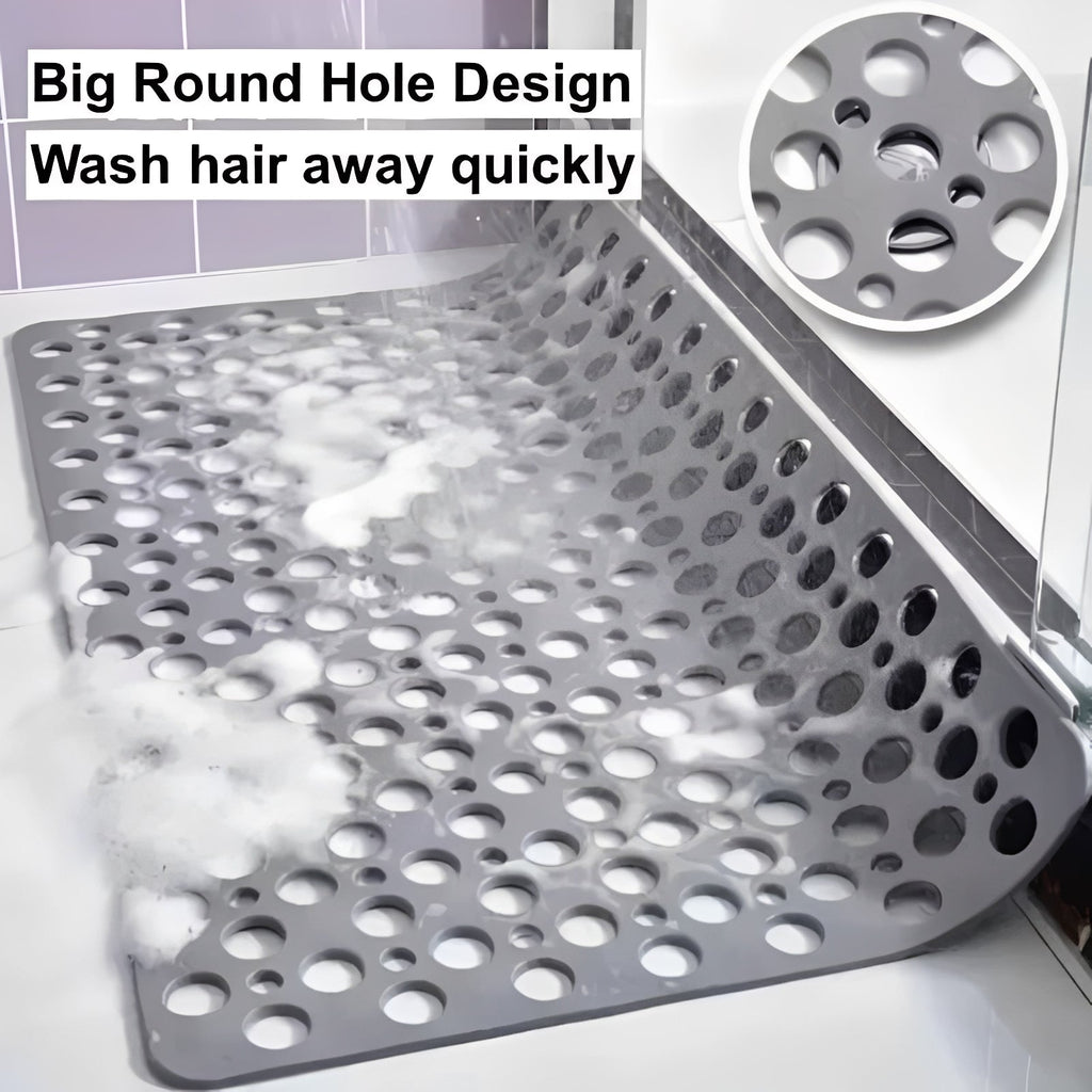 Shower Mat with Square Frame and Suction Cup Grid