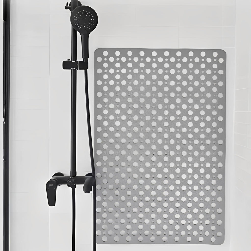 Shower Mat with Square Frame and Suction Cup Grid