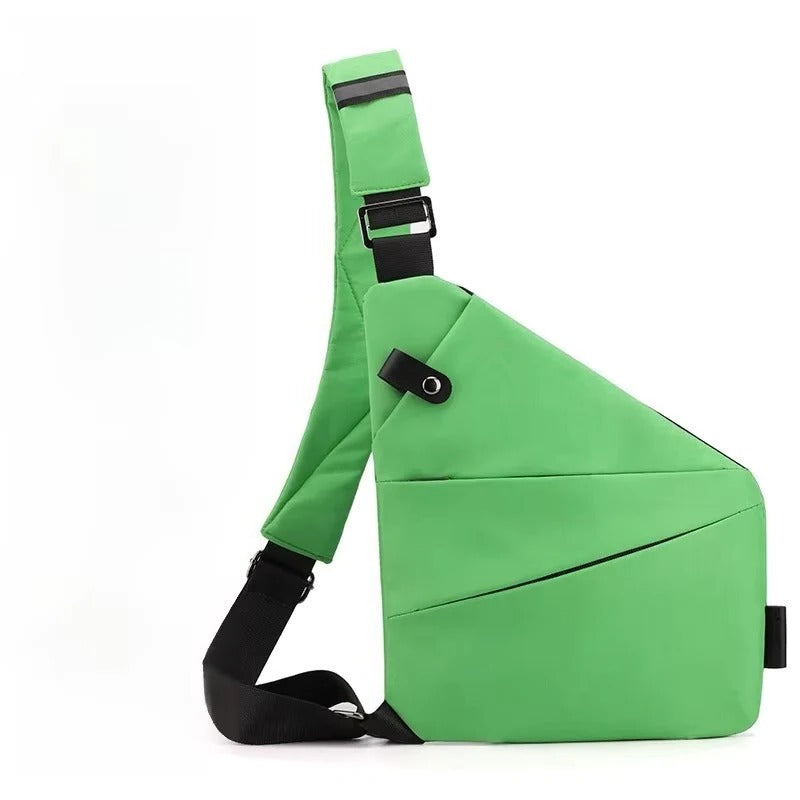 Adjustable Crossbody Sling Bag with Padded Air Mesh Back Panel