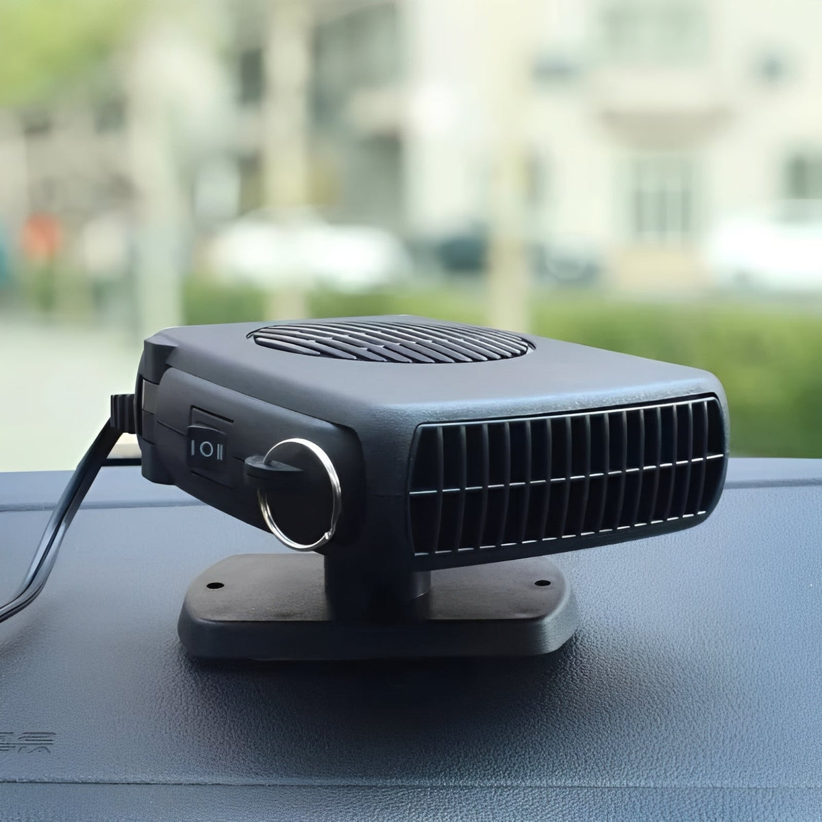 2 in 1 Portable Car Heater and Cooling Fan for Windshield Use
