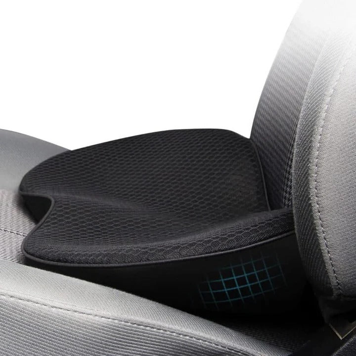 Memory Foam Car Seat Cushion for Added Height and Seating Comfort