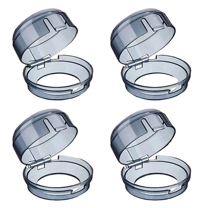 Snap On Stove Knob Covers for Household Use, 4 Piece Set