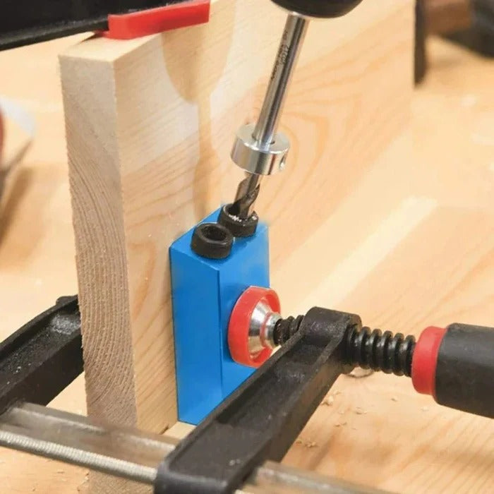 Timber Drilling Guide Jig for Angled Pocket Holes