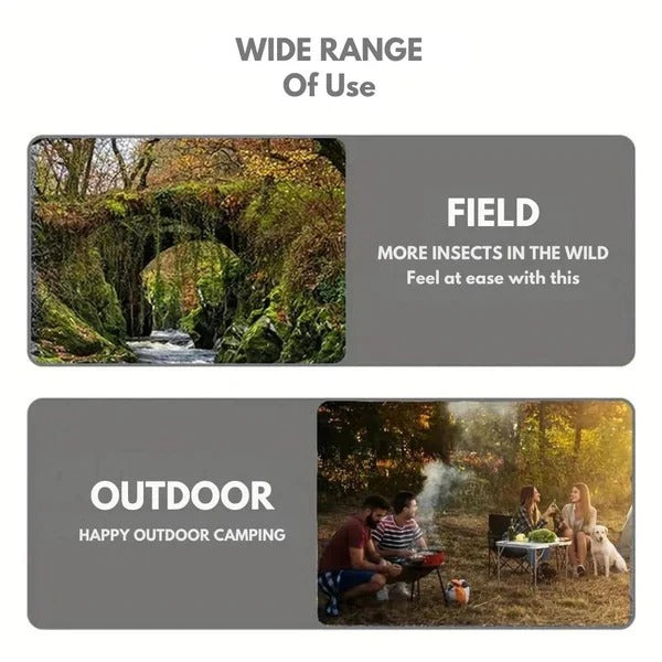 Wearable Ultrasonic Mosquito Deterrent Wristband with Clip On Design