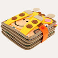 Kid's Portable Activity Book with Textures and Fasteners
