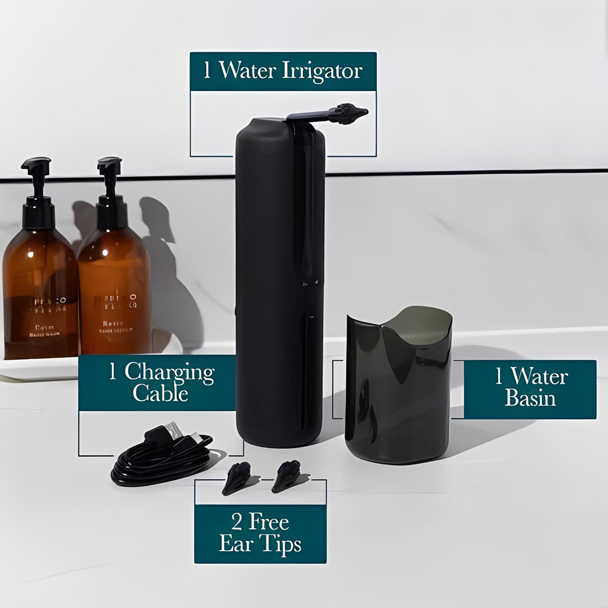 Water Based and USB Rechargeable Ear Rinsing Device