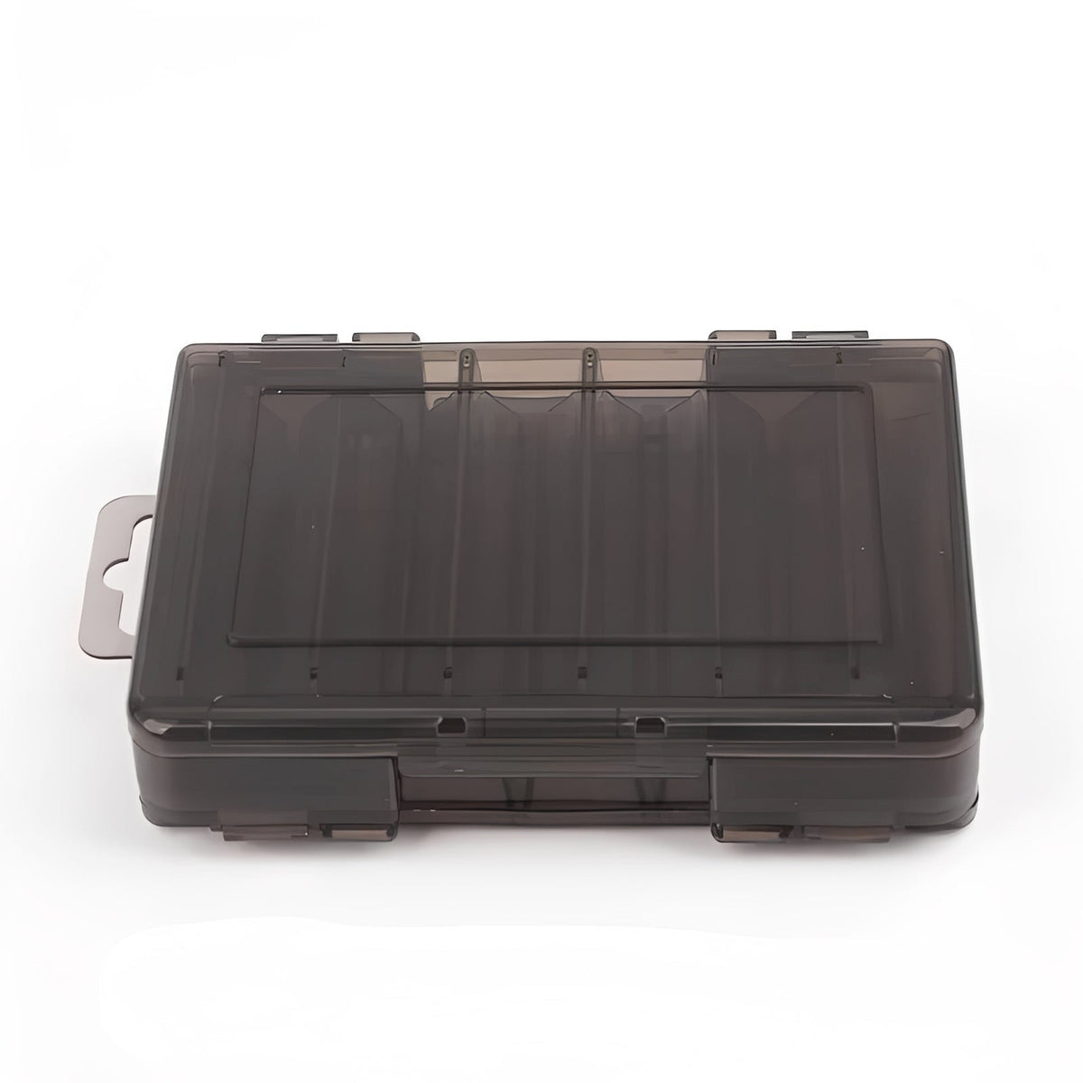 Fishing Tackle Box with Double Sided Compartment Storage