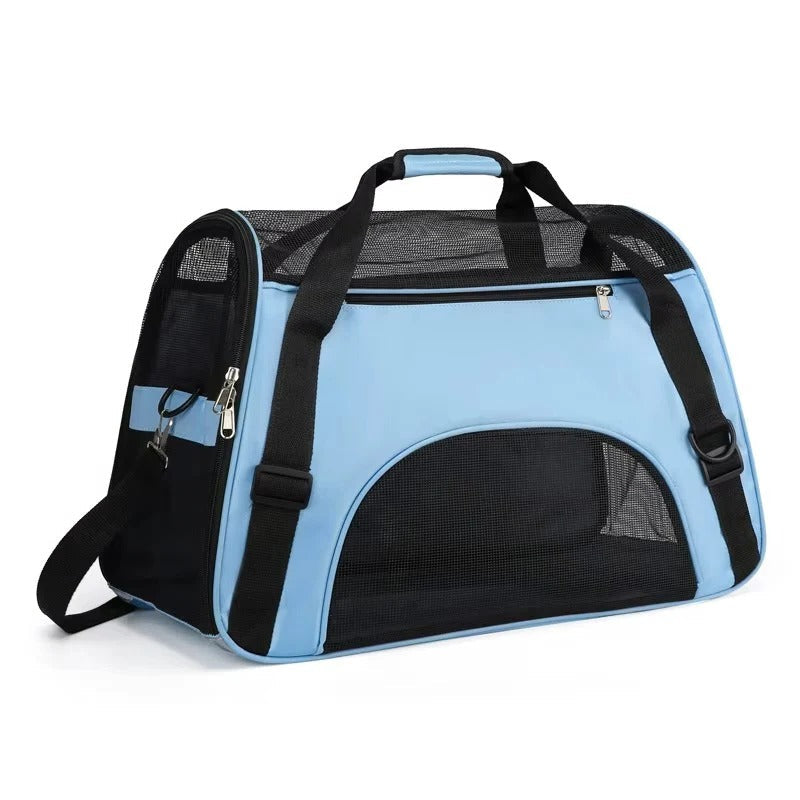 Breathable Mesh Pet Carrier Bag for Small Dogs and Cats