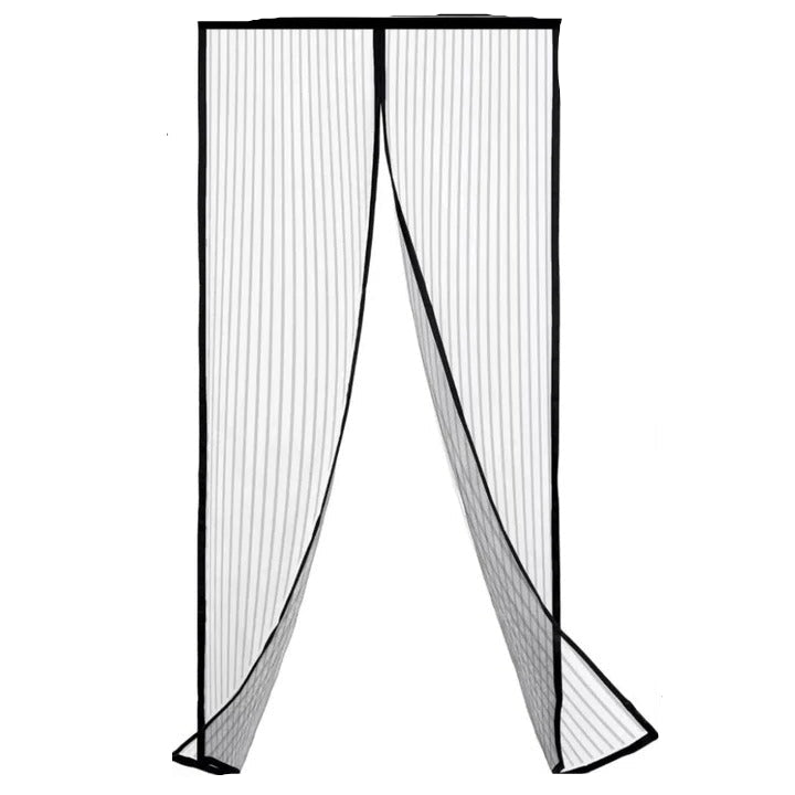 Magnetic Mesh Screen Door with Self Closing Design