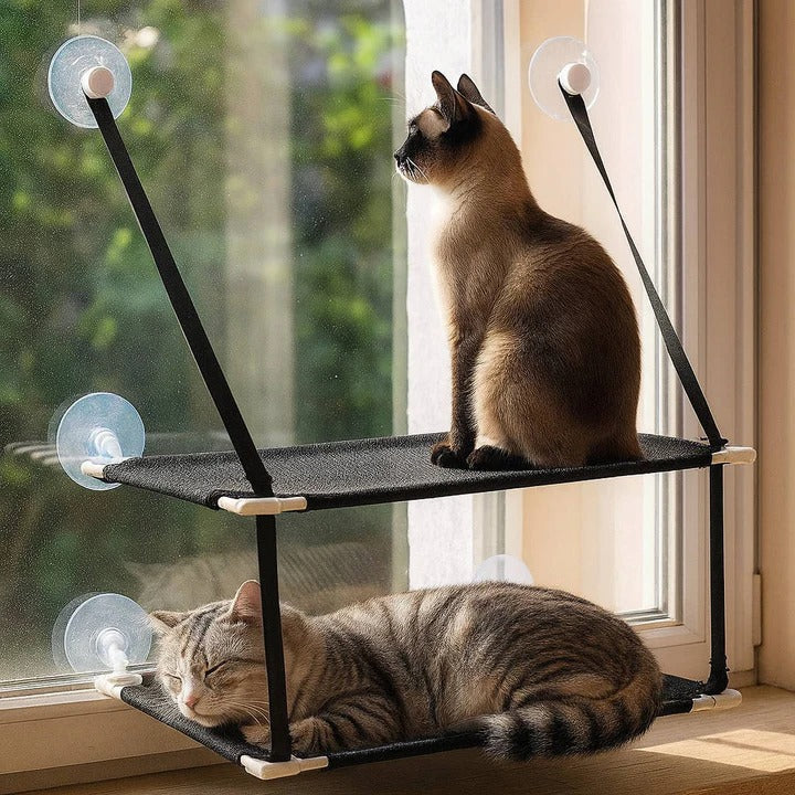 Window Perch Hammock for Cats with Suction Mount