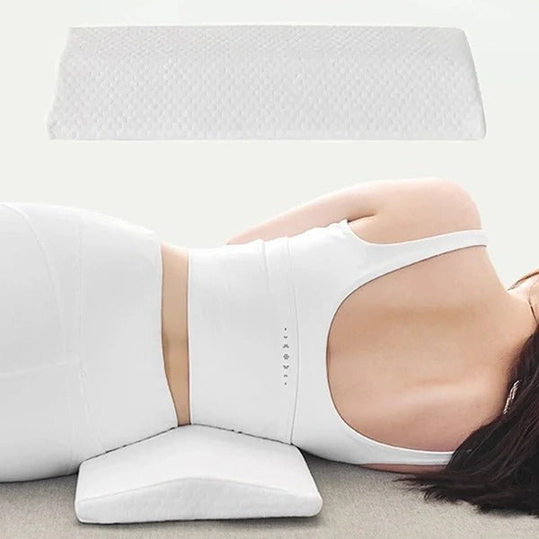 Lower Back Support Pillow with Breathable Mesh Cover