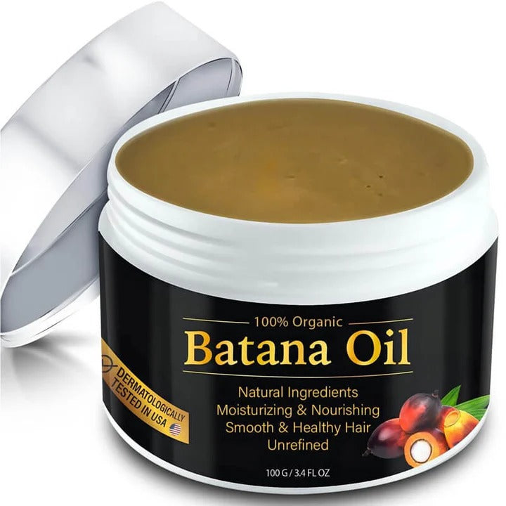 Batana Hair Oil with Rosemary and Vitamin E for Moisture Support