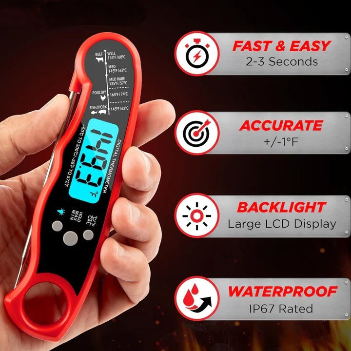 Digital Instant Read Meat Thermometer for Cooking