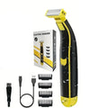 Rechargeable Electric Shaver and Trimmer for Men, Wet and Dry Use