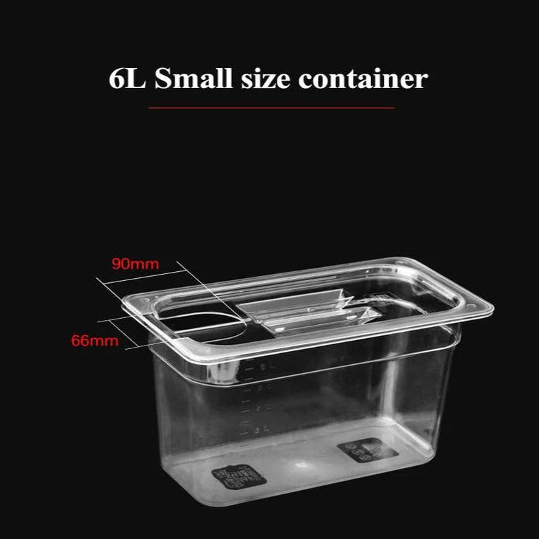 Sous Vide Cooking Container with Lid for Precision Temperature Control