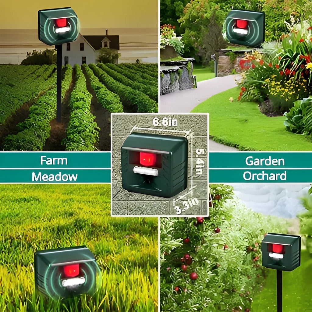 Ultrasonic Woodpecker Deterrent for Outdoor Pest Control