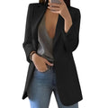 Women's Elegant Blazer with Open Front Design