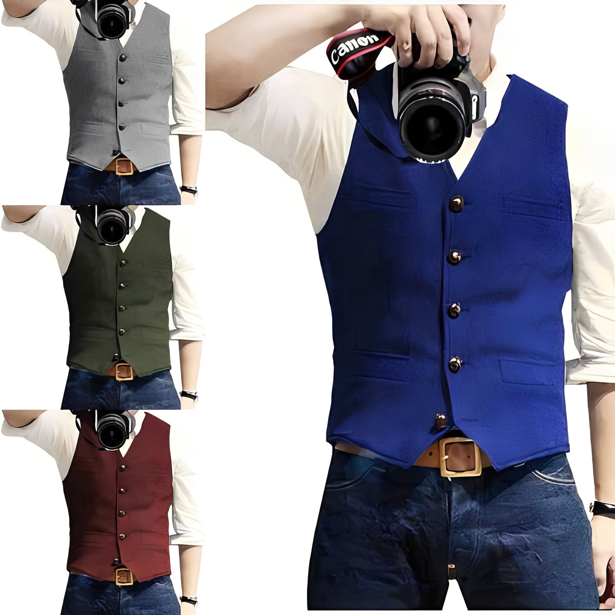 Classic Waistcoat Vest for Formal and Casual Wear