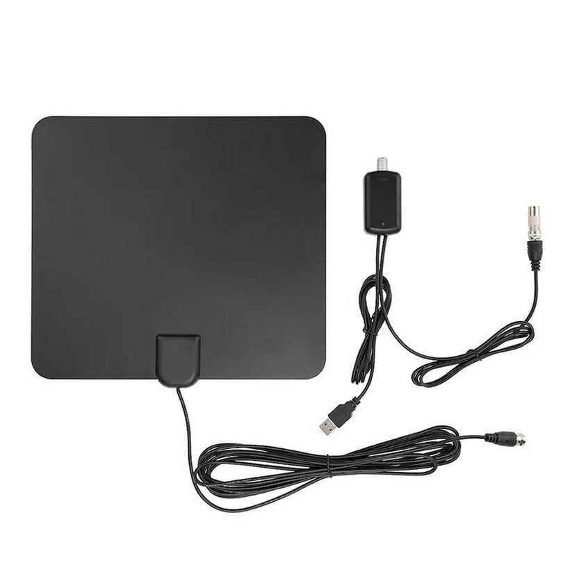 Amplified Indoor HD TV Antenna with 13 ft Cable
