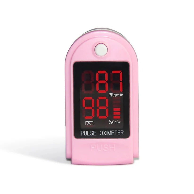Digital Fingertip Pulse Oximeter with LED Display