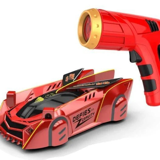 Rechargeable Wall Climbing Car, Remote Control Toy with LED Lights