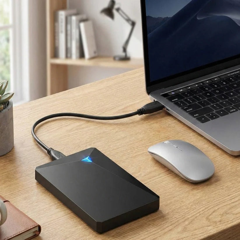 USB 3.0 External Hard Drive with High Speed Data Transfer for PC and Mac