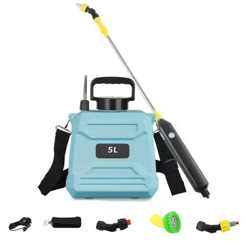 5L Battery Powered Backpack Garden Sprayer with Adjustable Nozzles