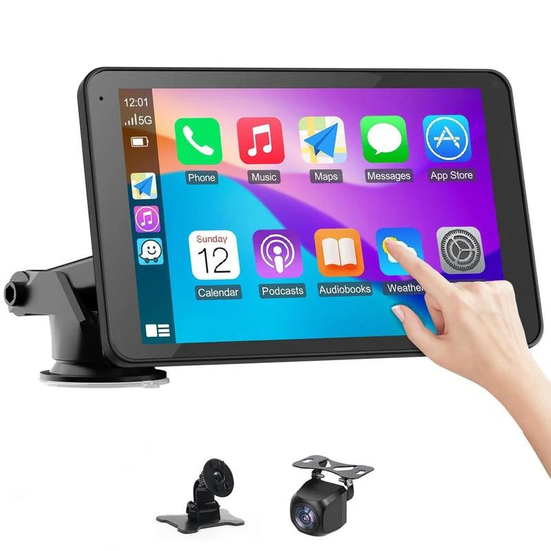 Wireless 7 Inch Car Touchscreen Displace with Voice Control for Vehicles