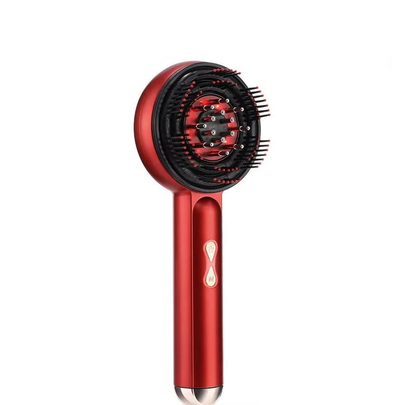 Scalp Massage Brush with Red Light for Hair Support